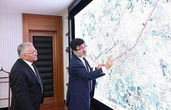 Başkan Büyükkılıç, Altyapı Yatırımları Genel Müdürü Eyigün’ü ağırladı