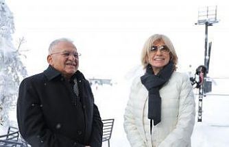 Başkan Büyükkılıç, eski Başbakan Tansu Çiller’e Erciyes’i tanıttı