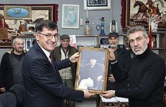 Başkan Eyüp Kahveci, antika ve mezat buluşmalarına katıldı