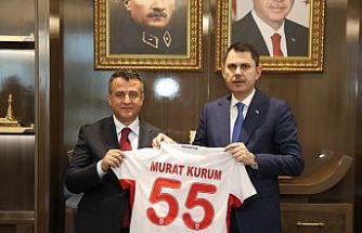 Başkan Halit Doğan, Bakan Murat Kurum’a Samsun projelerini anlattı