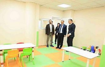 Başkan Kurnaz: "Ailelerin yükünü hafifletecek bir kreşi hizmete açıyoruz"