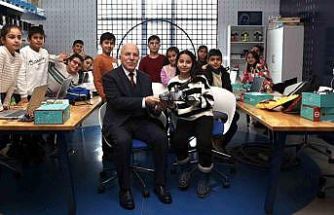 Başkan Sekmen geleceğin dâhileriyle buluştu