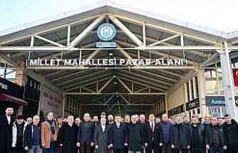 Başkan Yılmaz, pazar esnafıyla buluştu