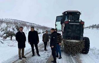 Besni’de kapanan köy yolları açılıyor