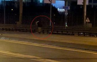 Beylikdüzü E-5’te tehlikeli yürüyüş