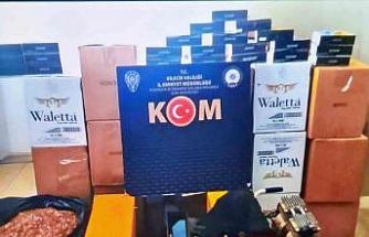 Bilecik’te 127 bin 800 adet makaron ele geçirildi