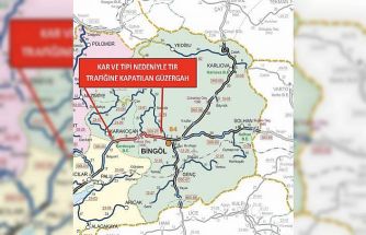 Bingöl-Elazığ karakolu tır trafiğine kapatıldı