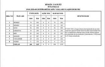 Bingöl kara teslim oldu: Tüm köylere ulaşım kesildi