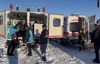 Bingöl’de UMKE ekipleri zorlu kış şartlarında hastaya umut oldu