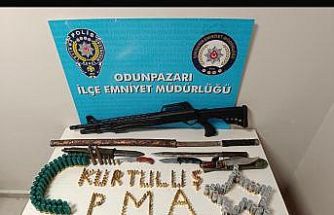 Bisikletle çarptığı vatandaşı tehdit eden şahsın tutuklandı