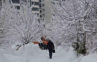 Bitlis’te kar yağışı yeniden etkili oldu