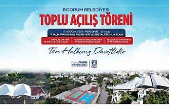 Bodrum Belediyesinden toplu açılış töreni