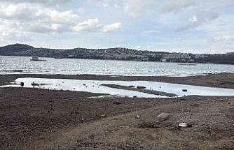 Bodrum’da deniz çekildi