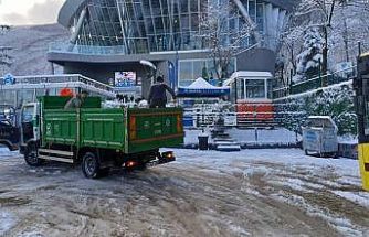 Bursa Büyükşehir’de kış mesaisi sürüyor