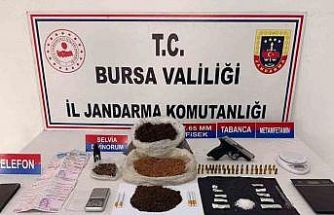 Bursa’da uyuşturucu operasyonu: Çok miktarda madde ele geçirildi