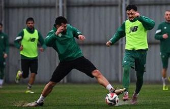 Bursaspor, Adanaspor maçı hazırlıklarını sürdürdü