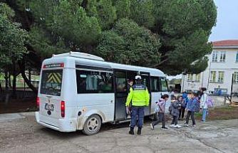 Çanakkale’de okul servislerine denetim