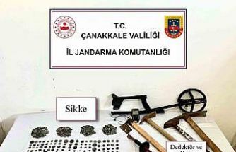 Çanakkale’de tarihi eser kaçakçılığı operasyonu