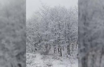 Çanakkale’de yüksek kesimler beyaza büründü