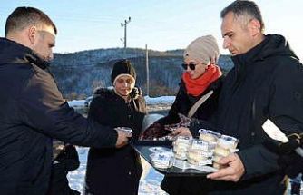 Canik’te gönülleri ısıtan ikram