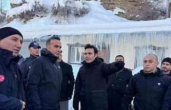 Çatak’ta çığ afeti sonrası saha incelemesi yapıldı