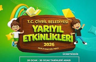 Çivril Belediyesi, yarıyıl tatiline özel sinema ve atölye etkinlikleri düzenliyor