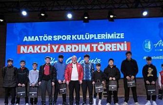 Çorum Belediyesi’nden amatör spor kulüplerine 3 milyon liralık nakdi yardım