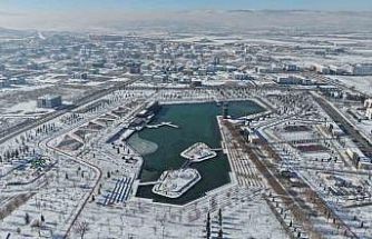 Çorum’da kar kartpostallık görüntüler oluşturdu