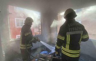 Çorum’da metruk binada korkutan yangın