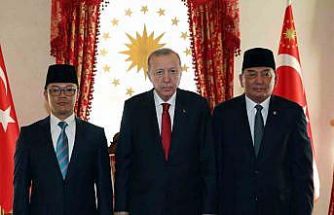 Cumhurbaşkanı Erdoğan, Endonezya Dışişleri ve Savunma Bakanını kabul etti