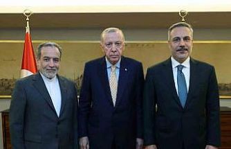 Cumhurbaşkanı Erdoğan, İran Dışişleri Bakanı Arakçi’yi kabul etti