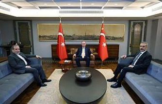 Cumhurbaşkanı Erdoğan, İran Dışişleri Bakanı Erakçi’yi kabul etti