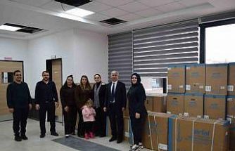 Dayanışmayla okula 26 adet klima kazandırıldı