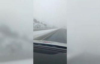 Denizli emniyeti sürücülere kar yağışı sonrası uyarıda bulundu