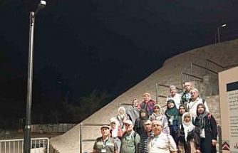 Denizlili umreciler kutsal topraklardaki ziyaretlerini sürdürüyor
