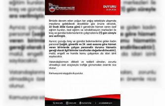 Diyarbakır’da kar yağışı tatili beraberinde getirdi