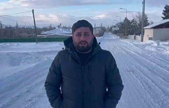 Donmak üzere olan yavru kediyi kurtardı, davranışı ile takdir topladı