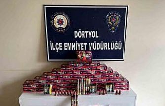 Dörtyol’da; maytap, havai fişek, meşale satışı yapanlar denetlendi