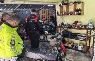Dörtyol’da motosiklet tamircileri denetlendi
