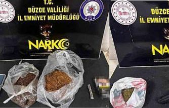 Düzce’de uyuşturucu operasyonunda 2 tutuklama