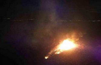 Eber Gölü’nde yangın