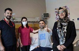 Elazığ’da 45 yaşındaki hasta 50 dakikalık kalp masajıyla hayata döndürüldü