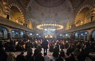 Elazığ’da Miraç Kandili dualarla idrak edildi