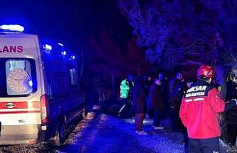 Elektrikli bisikletle uçuruma yuvarlanan genç hayatını kaybetti