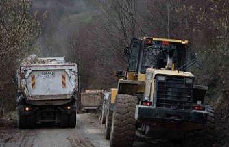 Erdemli Köyü’nde heyelana hızlı müdahale