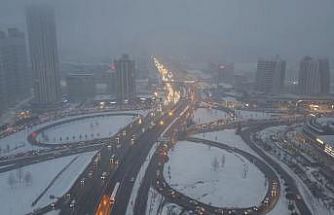 Esenyurt beyaza büründü