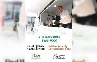 Final haftasında içleri ısıtan çorba ikramı Niğde Belediyesi’nden