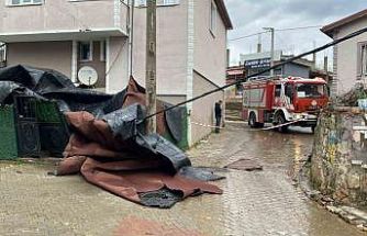 Fırtına sonrası hasar büyük oldu
