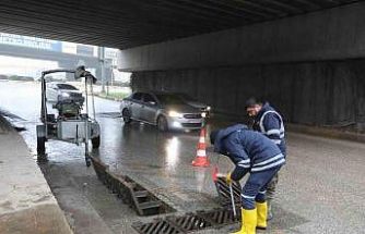 Gaziantep Büyükşehir, beklenen yoğun yağışa karşı önlem aldı