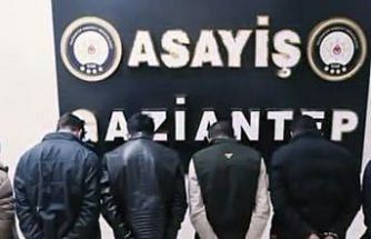 Gaziantep’te ‘hırsızlık çetesi’ çökertildi: 6 gözaltı